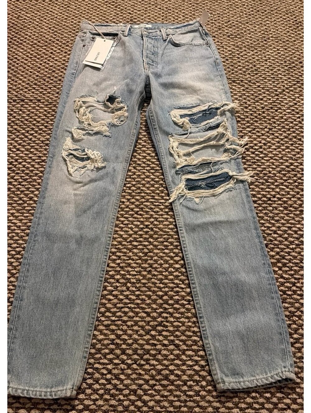 NWT! GRLFRND Karolina High Rise Distressed Skinny Jeans 27